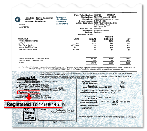 Vehicle Registration Certificate